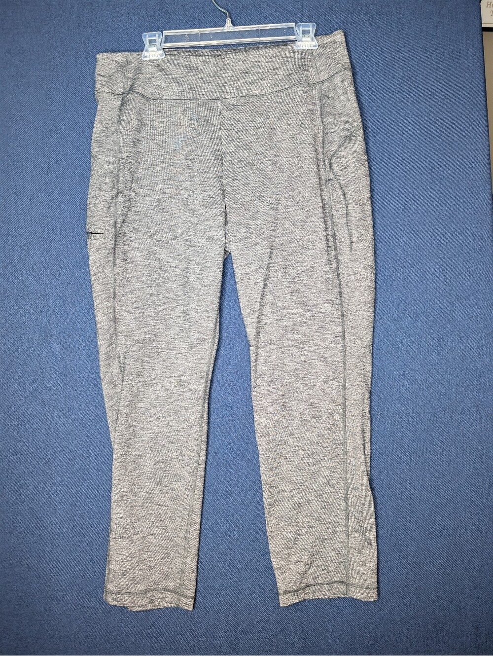 Duluth Trading Co. Women's Gray Supplex Nylon Stretch Pants Size L X 29